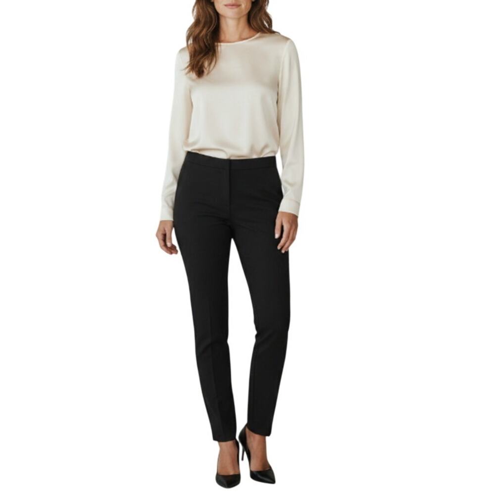 LILLY PULITZER Chantal Stretch Dinner Pant Women 10 Black Office Siren Classic